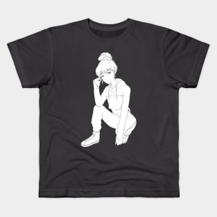 Manga gym babe Kids T-Shirt